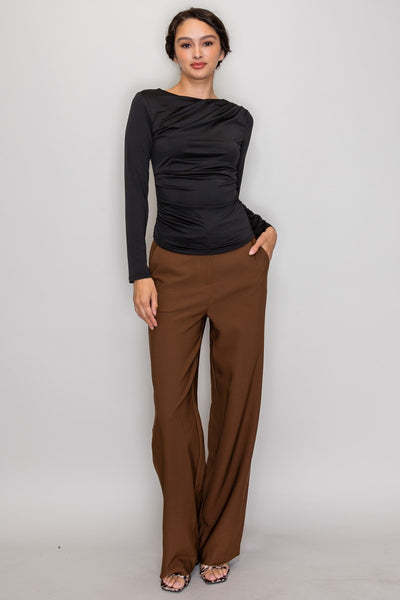Blusa negra manga