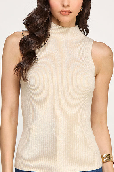 Suéter beige dorado