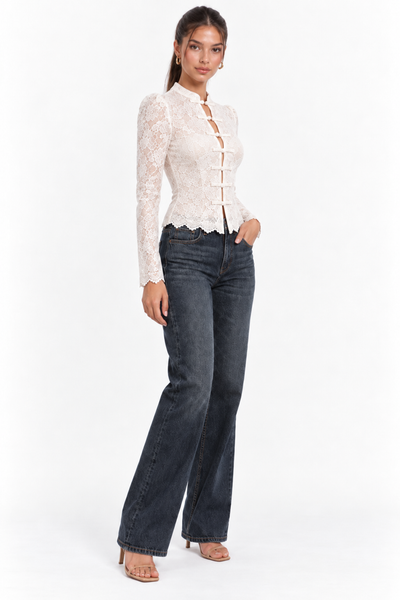 Blusa blanca Napoleón