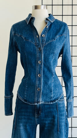 Blusa mezclilla camisola