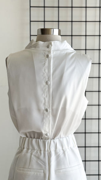 Blusa blanca onda