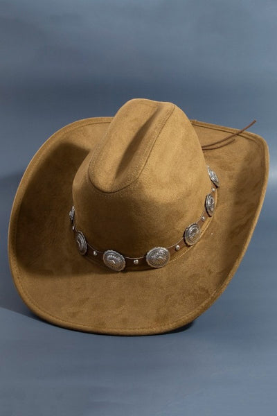 Sombrero café obscuro western