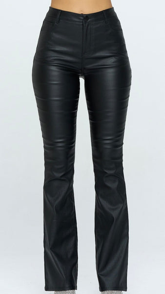 Pantalón negro campana