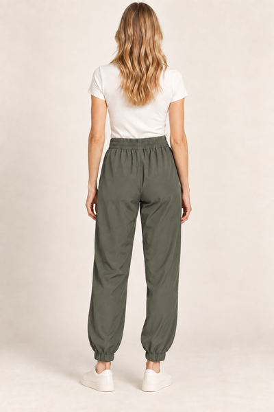 Pantalón jogger verde
