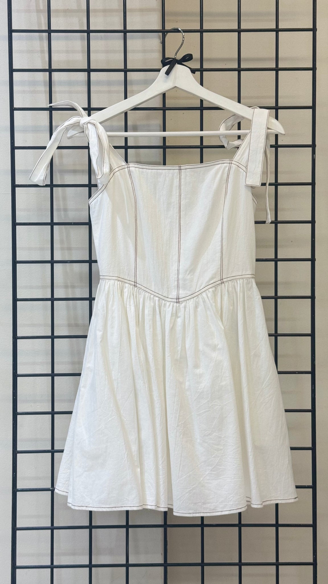 SS VESTIDO BLANCO RAYAS