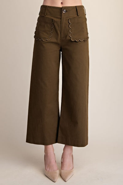 Pantalón verde onda