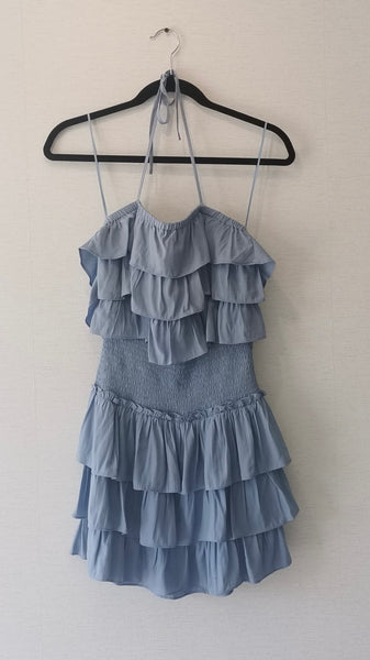 VESTIDO AZUL HOLANES