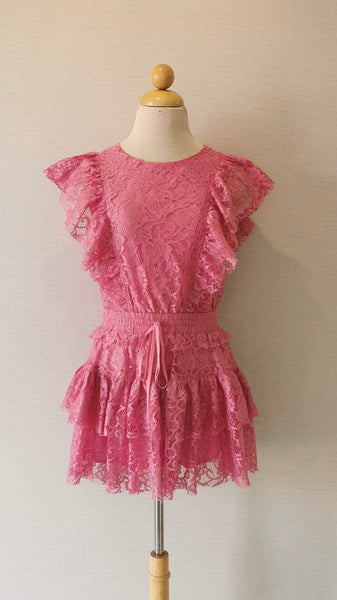 ROMPER ROSA ENCAJE