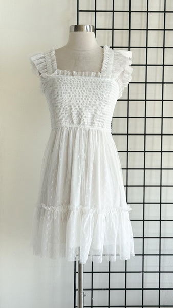 Vestido blanco tirantes