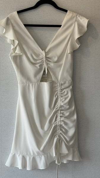 VESTIDO BLANCO JALADO