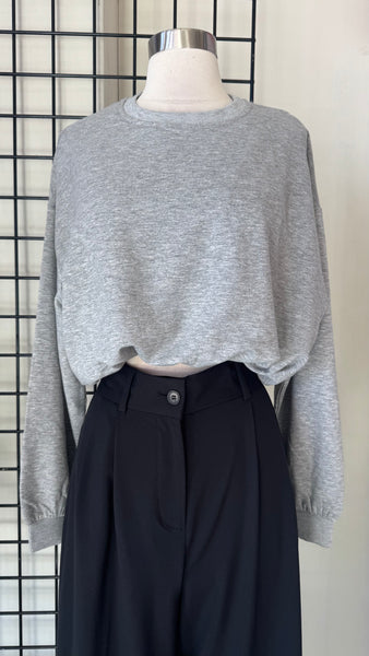 Blusa gris sudadera