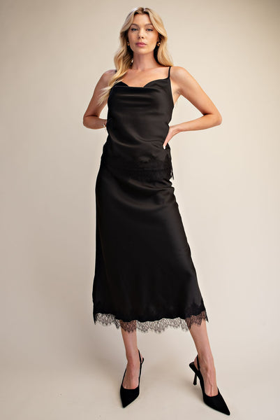 Blusa negra encaje