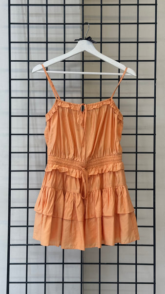 ROMPER NARANJA CINTURA