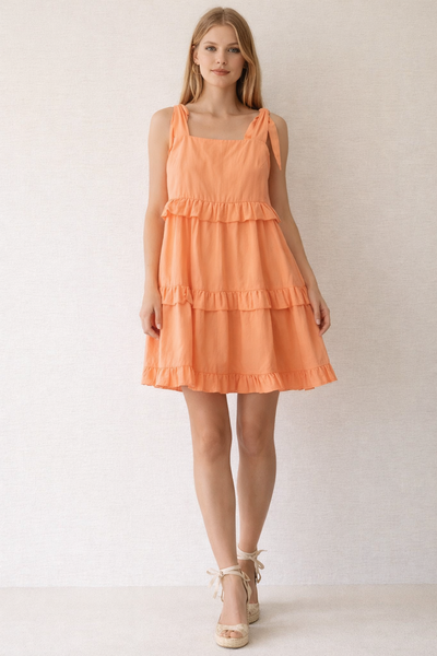 VESTIDO CORAL SUELTO