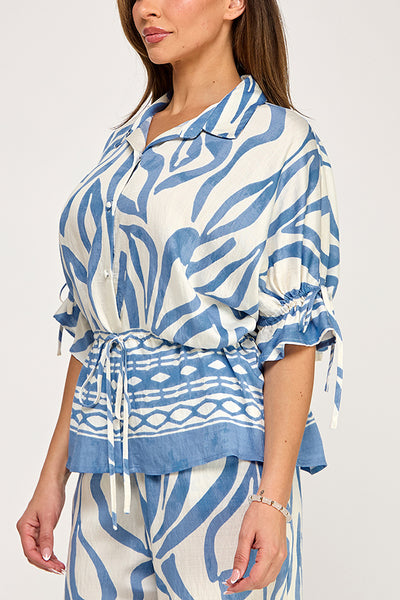Conjunto azul cielo