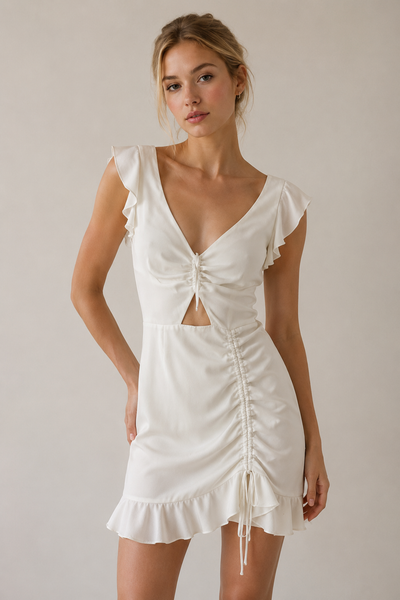 VESTIDO BLANCO JALADO