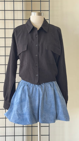 Blusa camisola negra