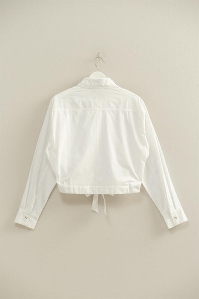 Blusa blanca botones