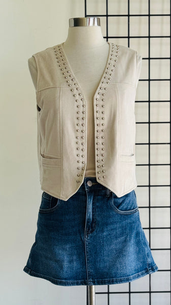 Chaleco beige