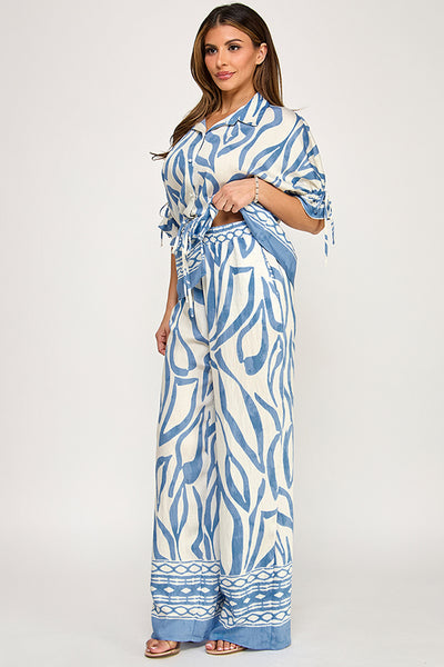 Conjunto azul cielo