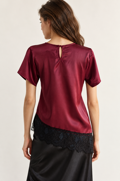 Blusa vino manga