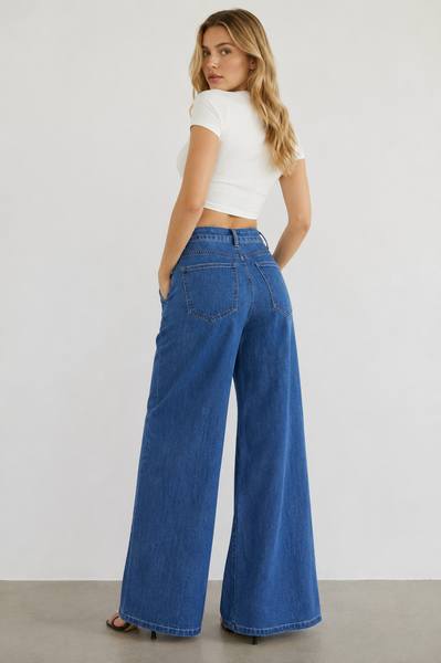 Pantalón mezclilla falda