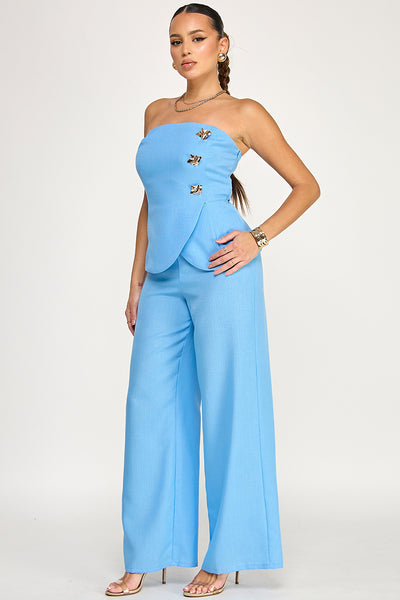 Jumpsuit azul cielo