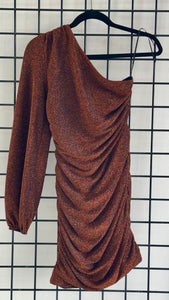 VESTIDO COBRE METALICO