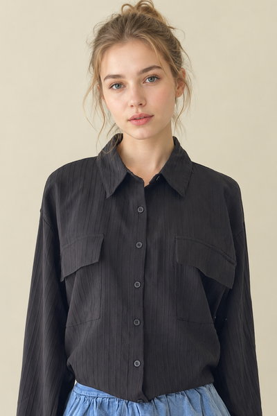 Blusa camisola negra