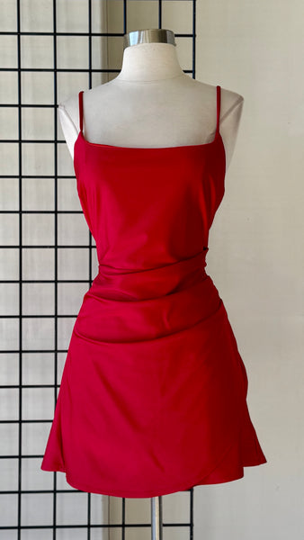Vestido rojo shorts