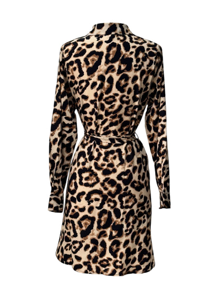 Vestido animal print corto