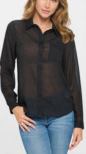 Blusa negra camisola