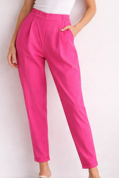 Pantalón palazo rosa