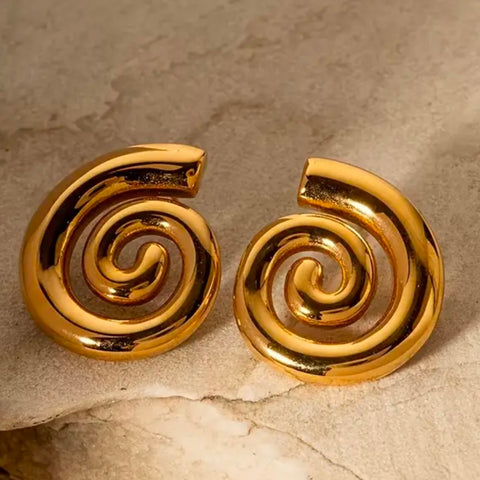 Arete espiral dorado