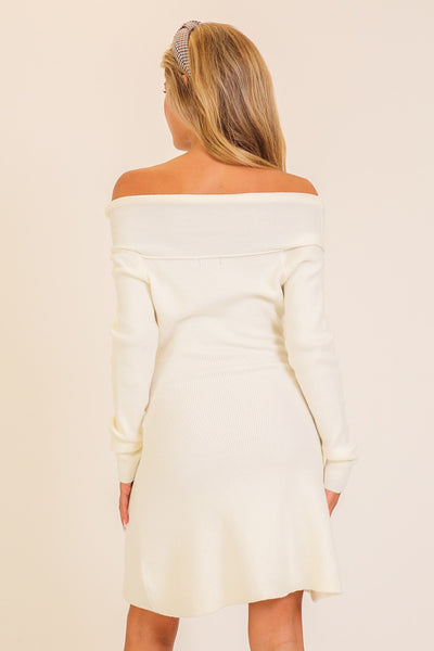 Vestido beige tejido
