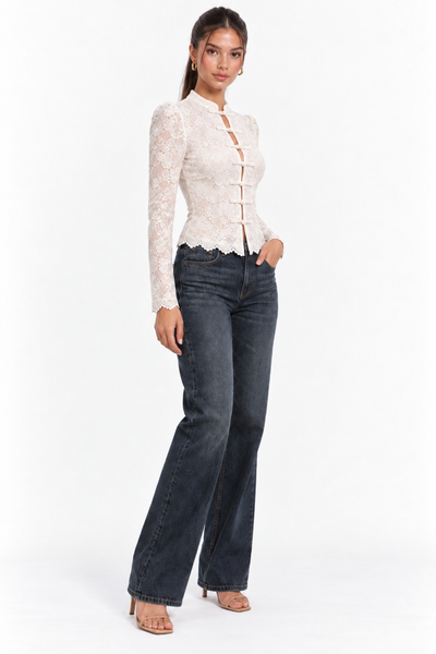 Blusa blanca Napoleón