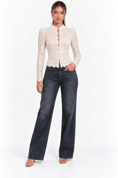Blusa blanca Napoleón