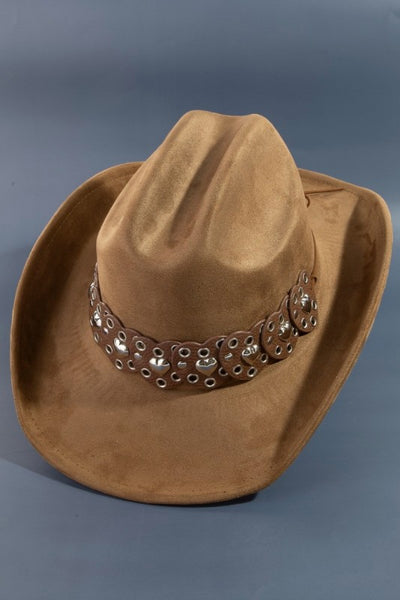 Sombrero café cinto