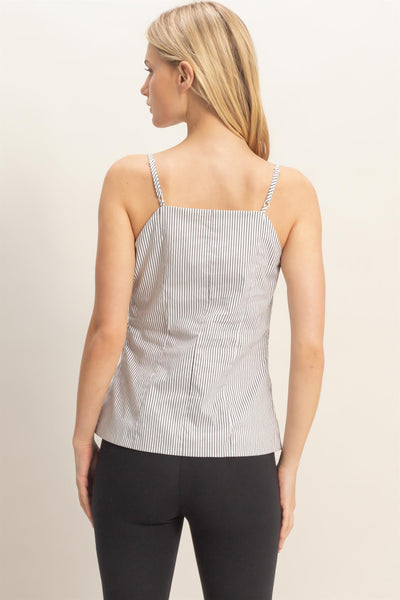 Blusa blanca rayas