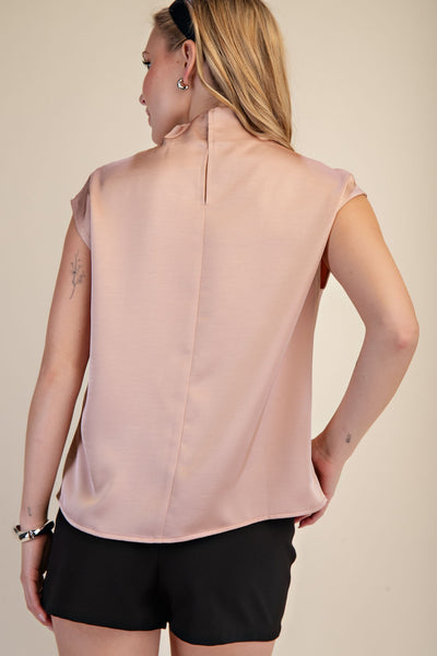Blusa rosa cuello