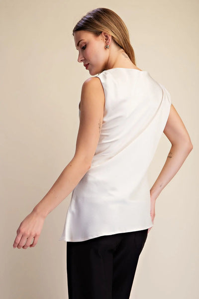 Blusa beige hombro