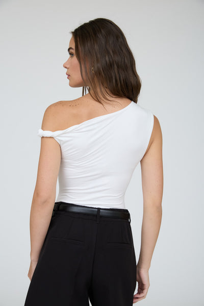 Bodysuit blanca hombro