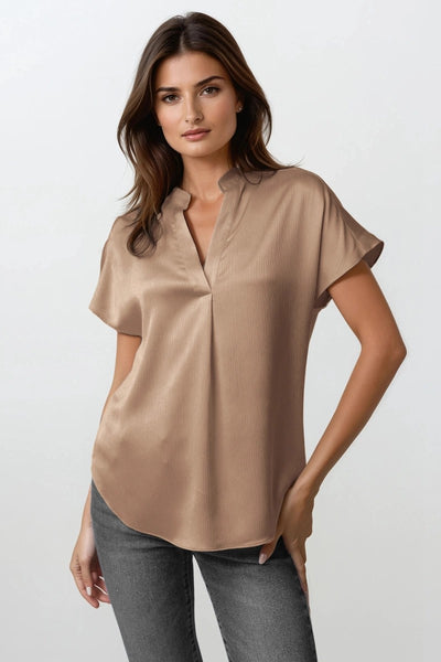 Blusa café V