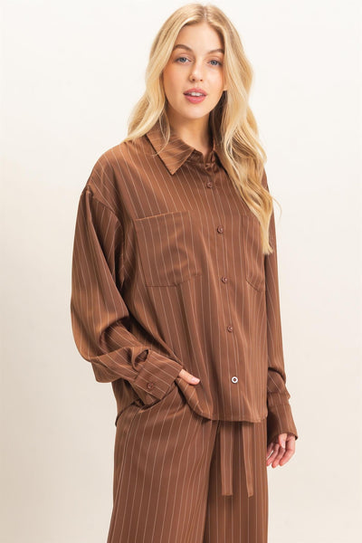 Blusa café raya