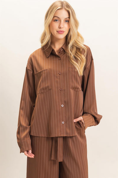 Blusa café raya