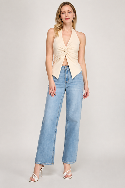 Blusa beige nudo