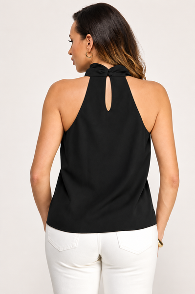 Blusa negra halter