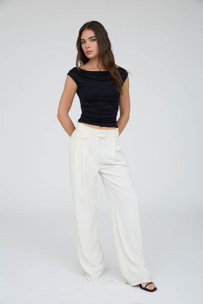 Blusa negra manga