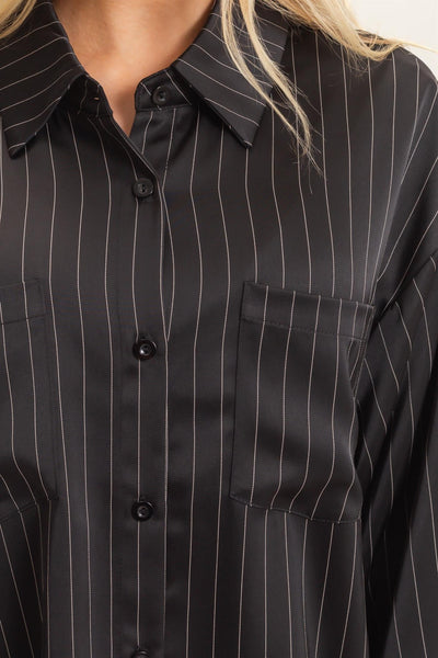 Blusa negra raya