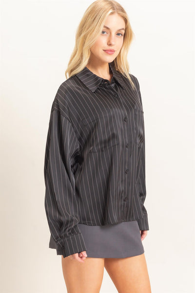 Blusa negra raya